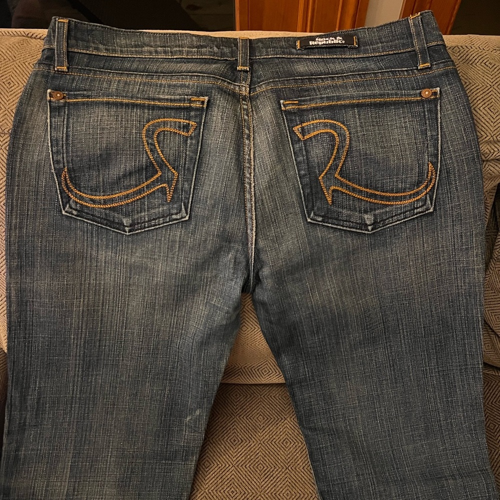 Rock & Republic Women's Blue Boot Cut Jeans